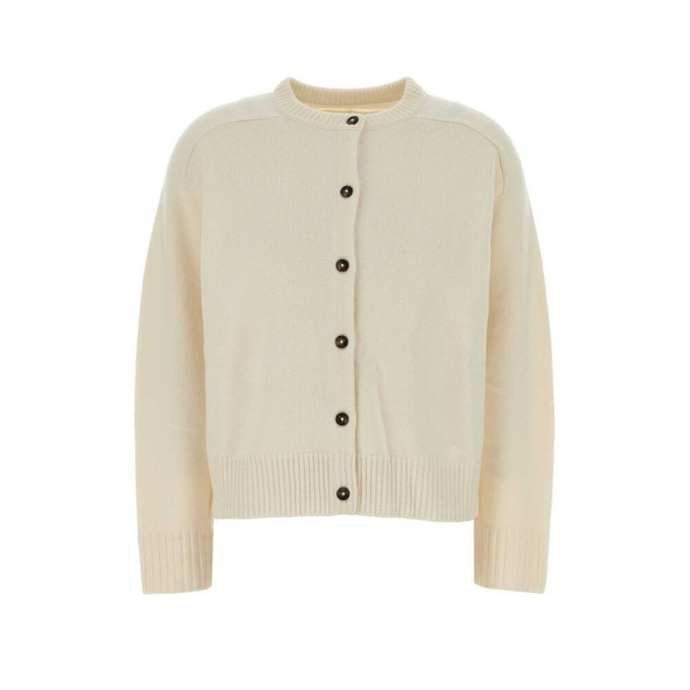 Loulou De Saison Women Ivory Wool Blend Aidar Cardigan